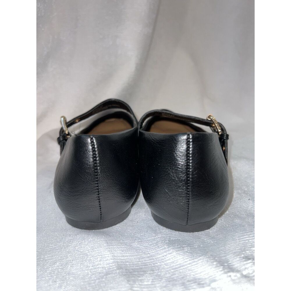 Dolce Vita Women’s Mary Jane Buckle Flats Square Toe Black 10 - Picture 6 of 9